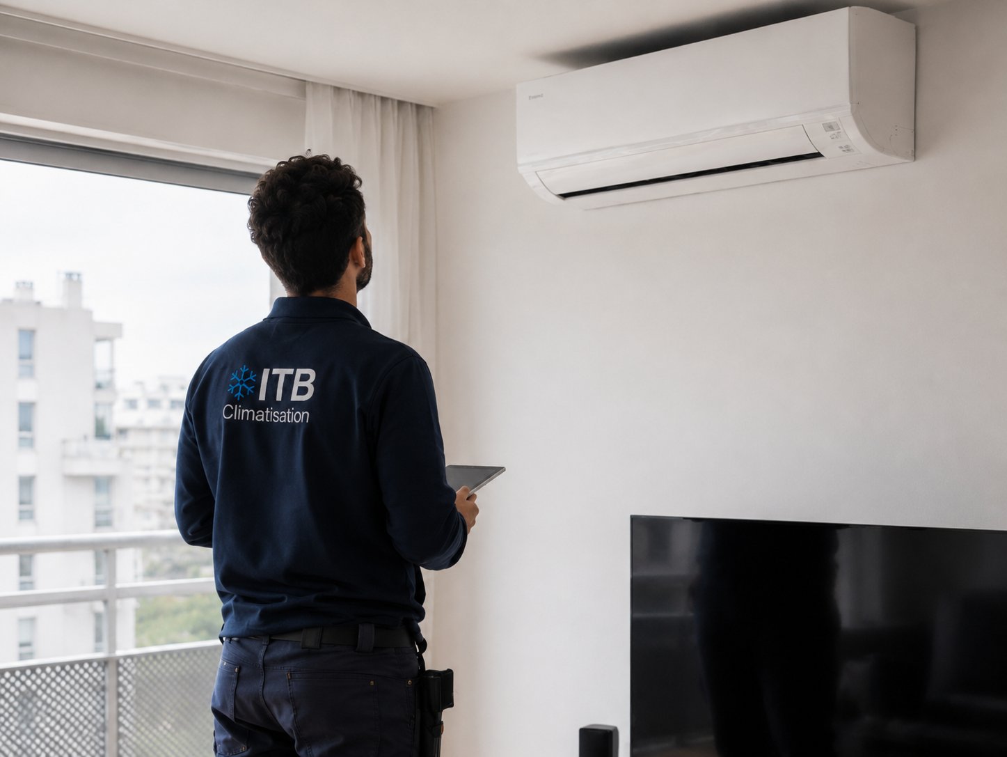 Climatisation install&eacute;e dans une maison en &Icirc;le-de-France avec chantier termin&eacute;